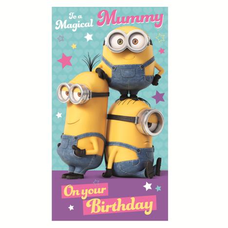 Magical Mummy Minions Birthday Card £2.45